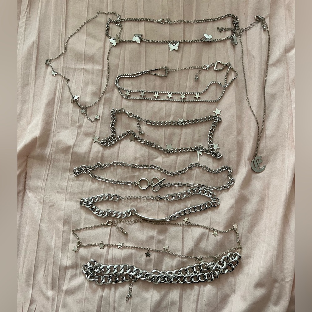 Silver Colored Jewlery